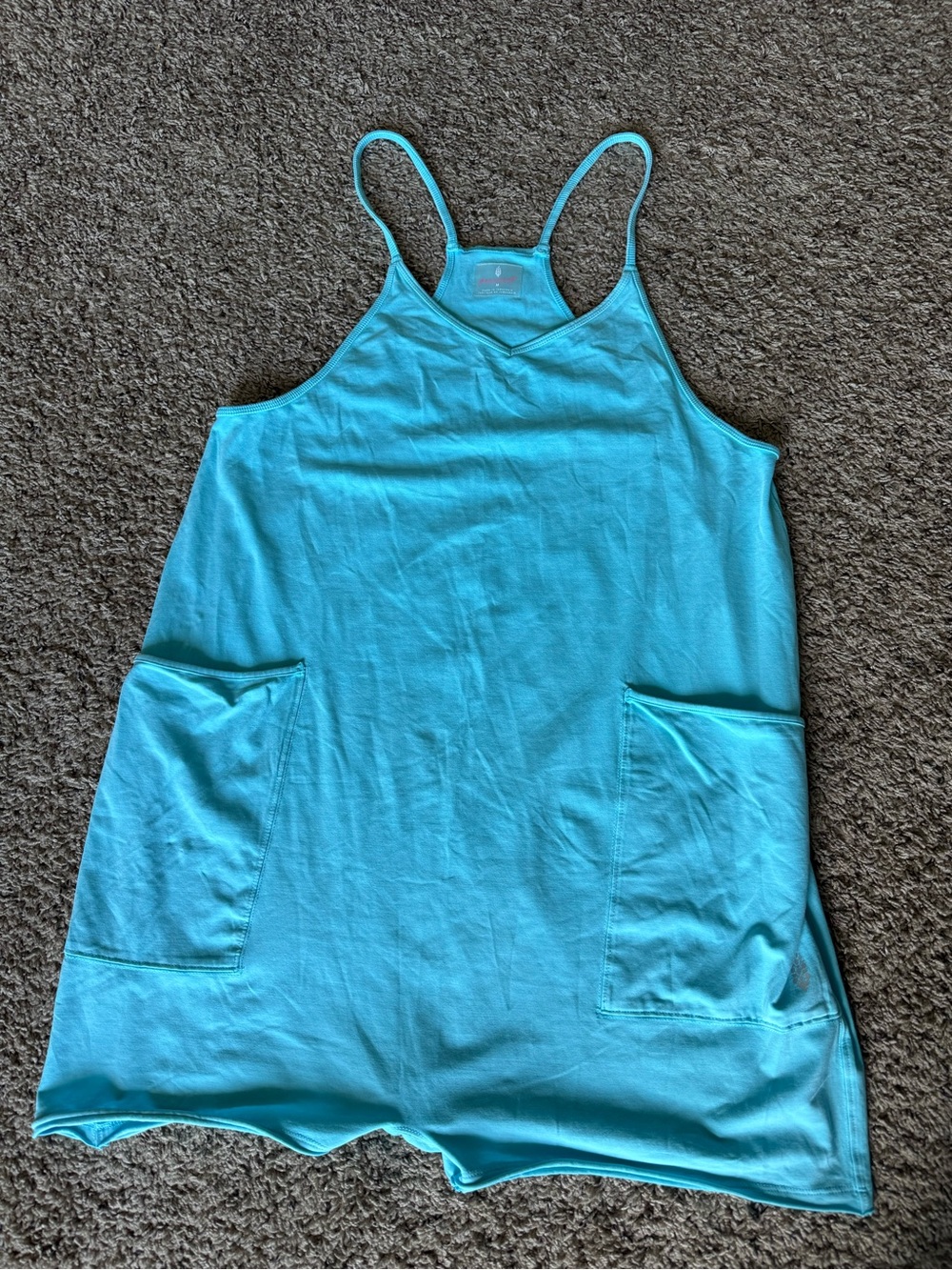 Free People FP Movement Hot Shot Romper Blue Size Medium